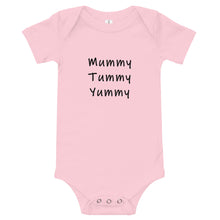 Load image into Gallery viewer, Baby T-Shirt &#39;Mummy Tummy Yummy&#39;