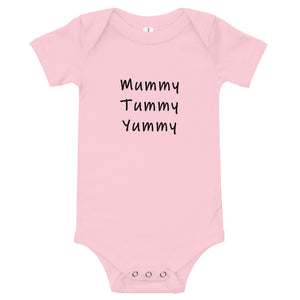 Baby T-Shirt 'Mummy Tummy Yummy'