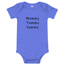 Load image into Gallery viewer, Baby T-Shirt &#39;Mummy Tummy Yummy&#39;