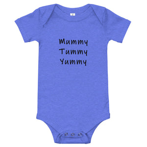 Baby T-Shirt 'Mummy Tummy Yummy'