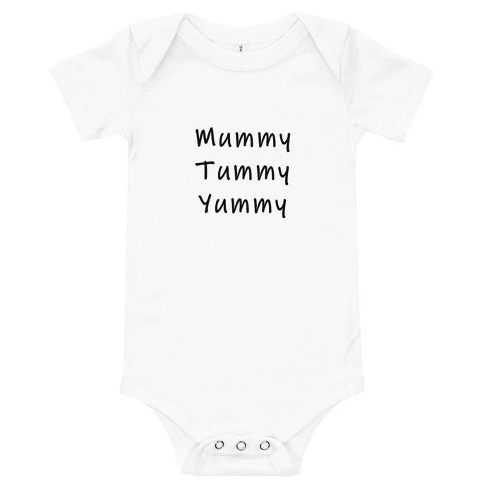 Baby T-Shirt 'Mummy Tummy Yummy'