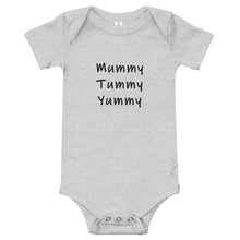 Load image into Gallery viewer, Baby T-Shirt &#39;Mummy Tummy Yummy&#39;