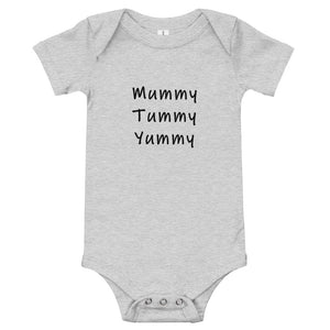 Baby T-Shirt 'Mummy Tummy Yummy'