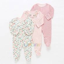 Load image into Gallery viewer, Baby 3Pcs 100% CottonbSleepsuit Set