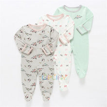 Load image into Gallery viewer, Baby 3Pcs 100% CottonbSleepsuit Set