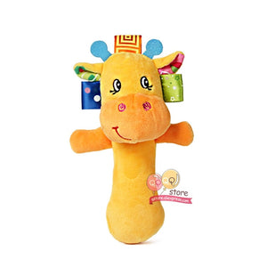 Squeaky Soft Toy Stick Animal Heads