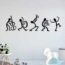 Load image into Gallery viewer, Musical Stickman Wall Sticker