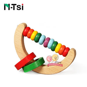 Baby's Wooden Grasp Shaker