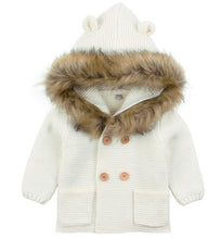 Load image into Gallery viewer, Baby Fur Hood Jacket