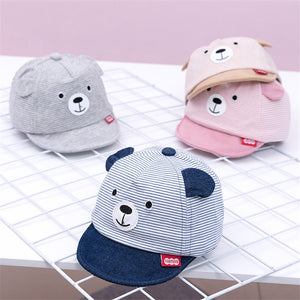 Stripped Bear Ears Cap