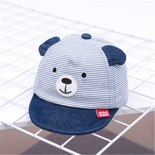 Load image into Gallery viewer, Stripped Bear Ears Cap