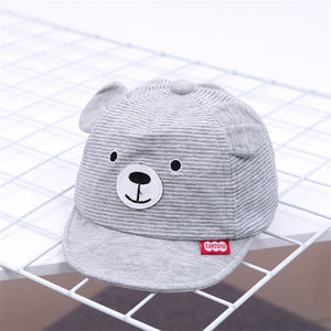 Stripped Bear Ears Cap