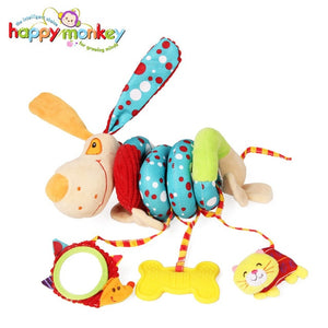 Spiral Animal Soft Toy with Hanging Friends