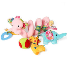 Load image into Gallery viewer, Spiral Animal Soft Toy with Hanging Friends