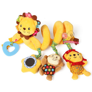 Spiral Animal Soft Toy with Hanging Friends