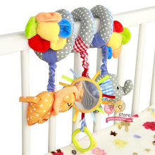 Load image into Gallery viewer, Spiral Animal Soft Toy with Hanging Friends