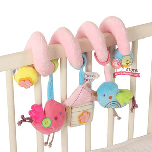 Spiral Animal Soft Toy with Hanging Friends