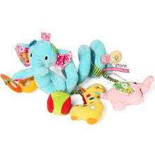 Load image into Gallery viewer, Spiral Animal Soft Toy with Hanging Friends