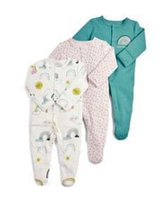 Load image into Gallery viewer, Baby Floral Sleepsuit