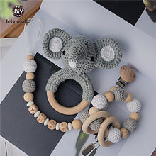 Load image into Gallery viewer, Crochet Style Animal Stroller/Crib Toy