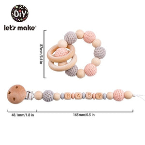 Crochet Style Animal Stroller/Crib Toy