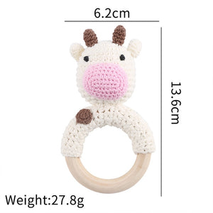 Crochet Style Animal Stroller/Crib Toy