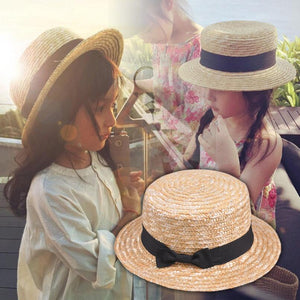 Girl's Summer Straw Hat 54CM