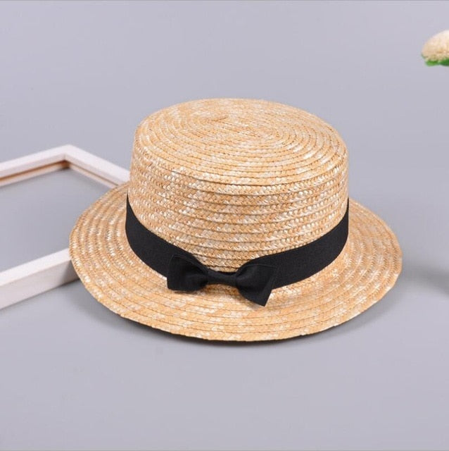 Girl's Summer Straw Hat 54CM