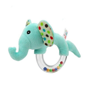 Baby's Rattle Animal Head Toy