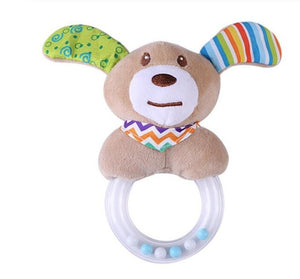 Baby's Rattle Animal Head Toy