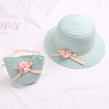 Load image into Gallery viewer, Baby&#39;s Flower &amp; Bag Hat WITH UV protection