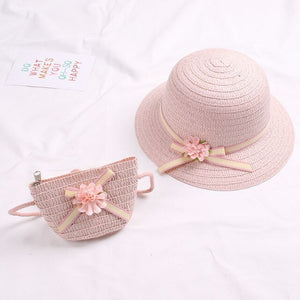 Baby's Flower & Bag Hat WITH UV protection