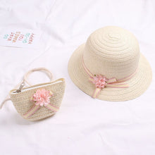 Load image into Gallery viewer, Baby&#39;s Flower &amp; Bag Hat WITH UV protection