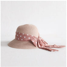 Load image into Gallery viewer, Girl&#39;s Ribbon Anti-UV Sun Hat