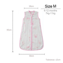 Load image into Gallery viewer, Baby Light Sleeping Bag 100% Cotton