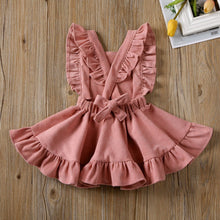 Load image into Gallery viewer, Baby Girl Sleeveless Corduroy Dress