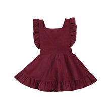 Load image into Gallery viewer, Baby Girl Sleeveless Corduroy Dress