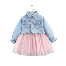 Load image into Gallery viewer, Baby Dress &amp; Jean Jacket Set, 0 - 4 years