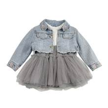 Load image into Gallery viewer, Baby Dress &amp; Jean Jacket Set, 0 - 4 years