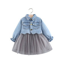 Load image into Gallery viewer, Baby Dress &amp; Jean Jacket Set, 0 - 4 years