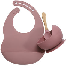 Load image into Gallery viewer, Baby Bib, Bowl &amp; Spoon Set