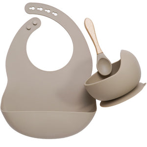 Baby Bib, Bowl & Spoon Set