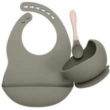 Load image into Gallery viewer, Baby Bib, Bowl &amp; Spoon Set