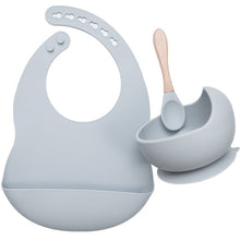 Load image into Gallery viewer, Baby Bib, Bowl &amp; Spoon Set