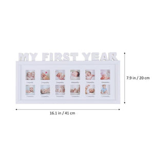 Baby Bright Beginnings 'My First Year' Frame