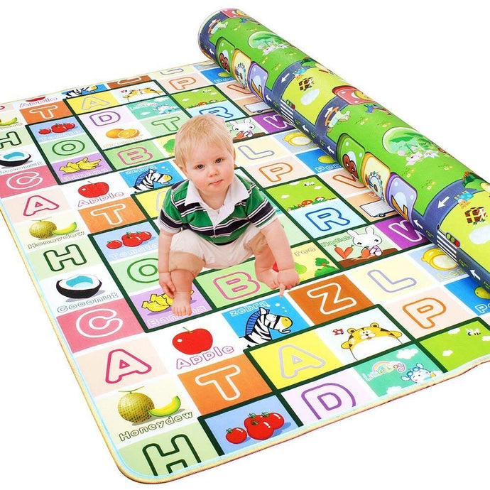 Baby and Toddler Non-Slip Reversible Waterproof  Play Mat