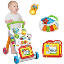 Load image into Gallery viewer, Baby Multifunction Four Wheels Walker