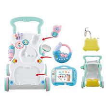 Load image into Gallery viewer, Baby Multifunction Four Wheels Walker