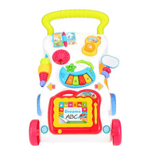 Load image into Gallery viewer, Baby Multifunction Four Wheels Walker