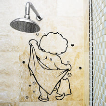 Load image into Gallery viewer, Water Proof Cutey Bathing Wall Sticker